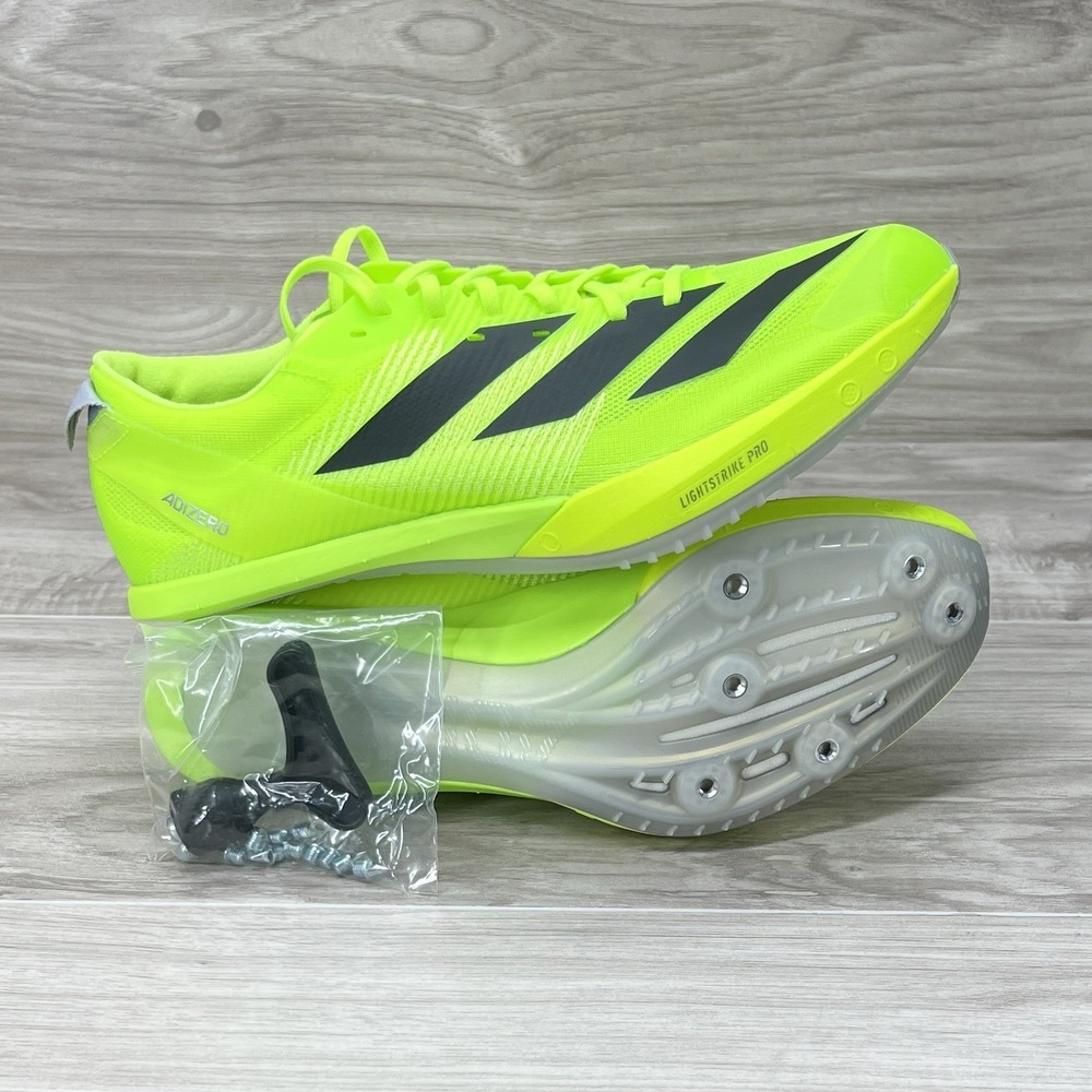 Adidas Adizero Finesse Track Spikes Lucid Lemon Mens Size 7.5 New IG2018